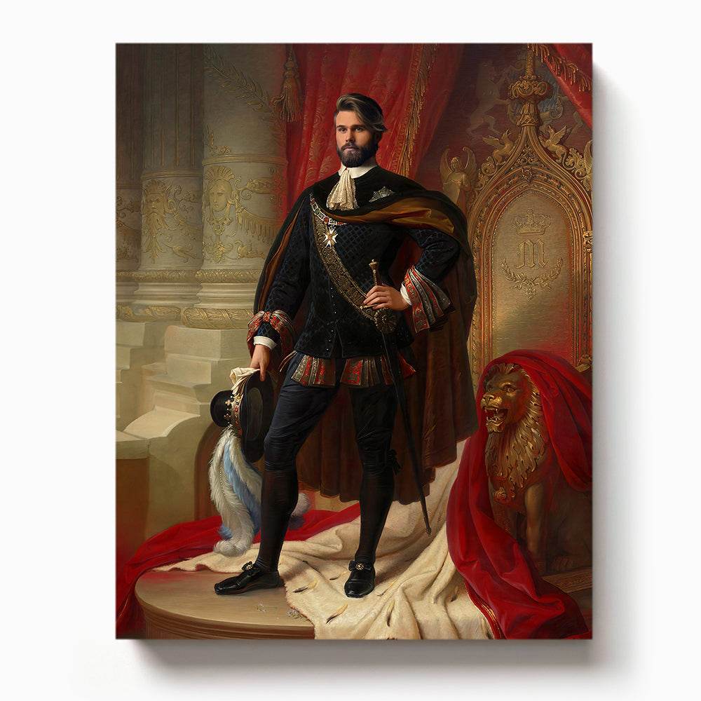 The Crowned Majesty - RoyalPortraitUs