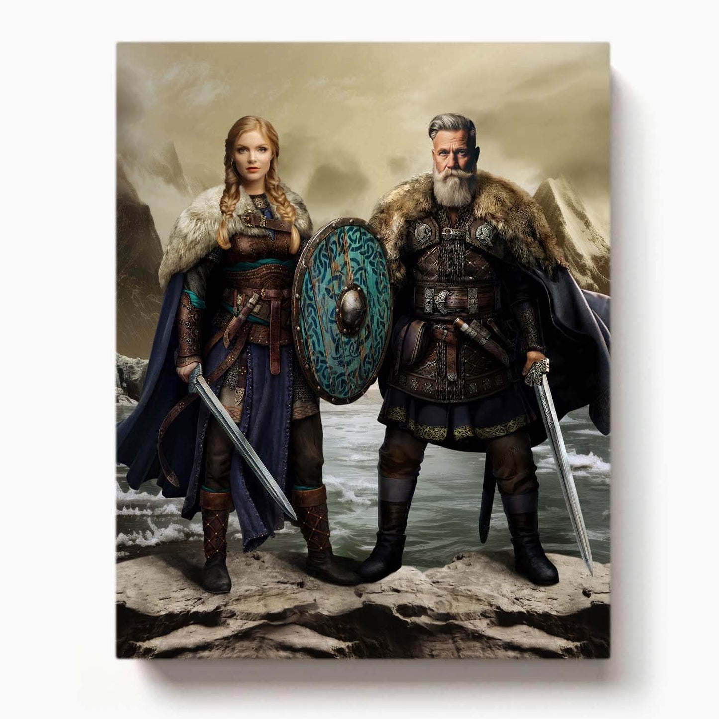 The Viking Couple - RoyalPortraitUs