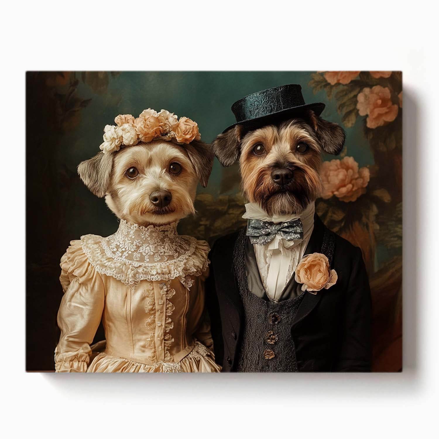 Multi Pet Portrait - Create Yourself - RoyalPortraitUs