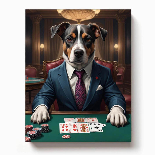 The Poker Player - RoyalPortraitUs