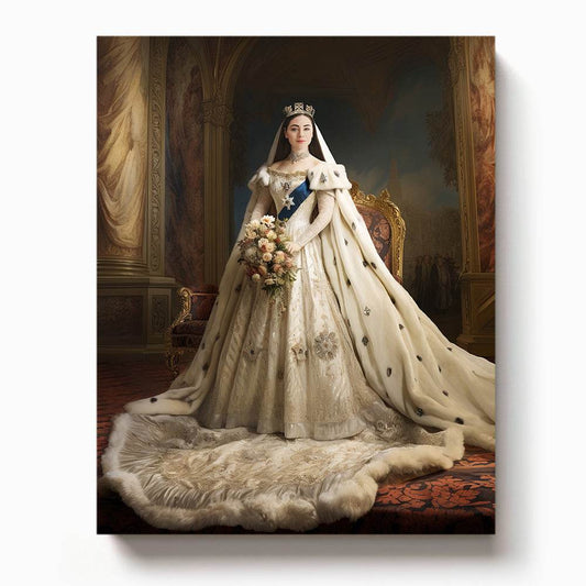 The Princess in White - RoyalPortraitUs