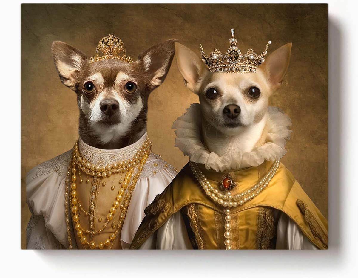 The Madame & The Majesty - RoyalPortraitUs